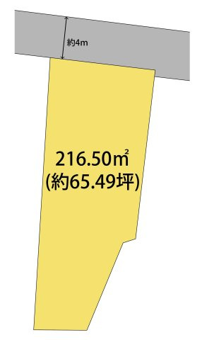 和歌山市内原・土地・125962の区画図