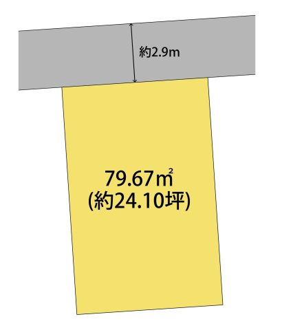 和歌山市小松原5丁目・土地・125772の区画図