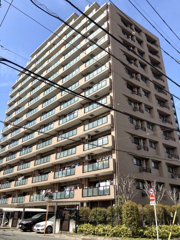 グランイーグル川崎Ⅴ　（川崎区榎町）の外観|グランイーグル川崎Ⅴ　3LDK　敷地内駐車場（専用使用権付き）全室採光有　眺望良好　スロップシンク付き　京急本線「京急川崎」駅徒歩9分　オートロック　2006年9月築　アフターサービス保証　R1適合　