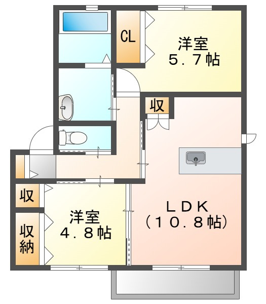 アリエッタの間取り