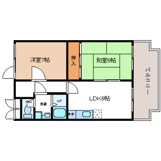 【間取り】 | ロイヤル八尾
