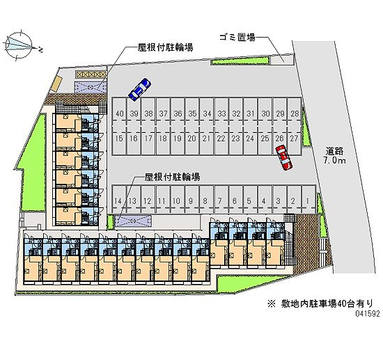 YOKOSUKAの区画図