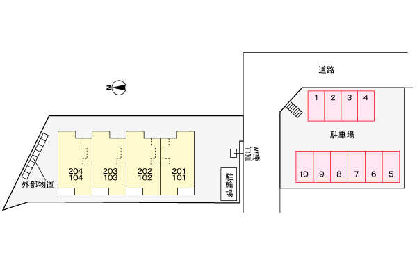 シャトードゥポポラの区画図