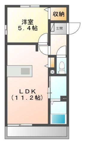 メープルコート　Ａの間取り