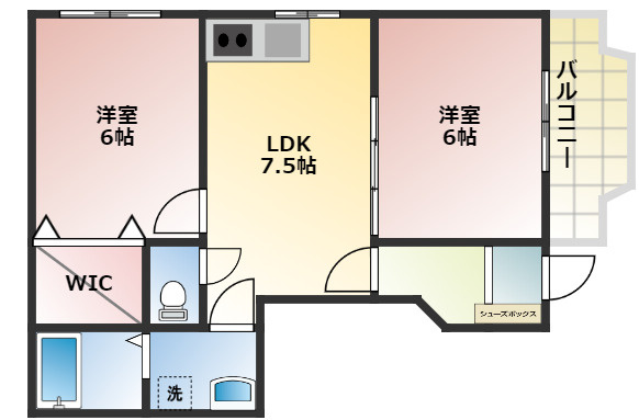 ルマージュ神戸3番館の間取り