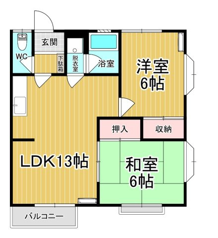 【間取り】 | メゾン・ド・サングリーエ | ファミリーさんにオススメのお部屋です♪