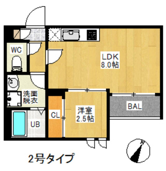 【間取り】 | REGALEST Giglio吉塚 ★プライスホームなら仲介手数料無料★ | 物件画像