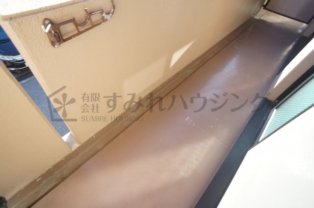ハーティス宝塚Ⅱのバルコニー|参考、同建物・反転間取りの号室