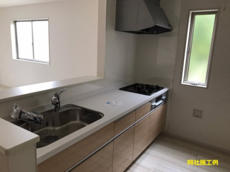 【キッチン】 | GRAFARE 高崎市箕郷町２期　２号棟 | 【施工例】色や仕様は異なる場合がございます。