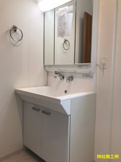 【独立洗面台】 | GRAFARE 高崎市箕郷町２期　２号棟 | 【施工例】色や仕様は異なる場合がございます。