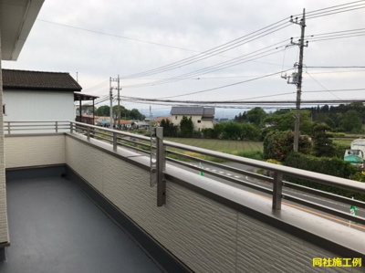 【バルコニー】 | GRAFARE 高崎市箕郷町２期　２号棟 | 【施工例】色や仕様は異なる場合がございます。