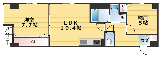 二条城東レジデンスの間取り