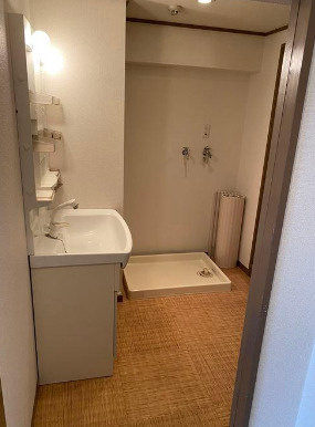 スクエアメゾン姫路城前の洗面所