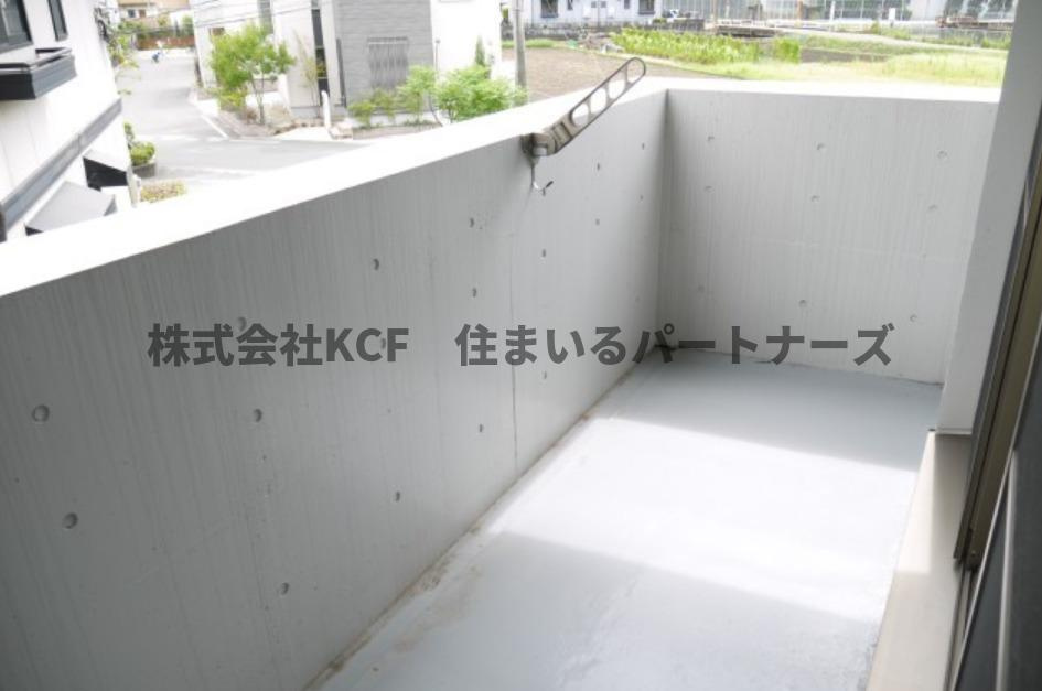ラビーナ櫛原のバルコニー|陽当たり良好なバルコニーです