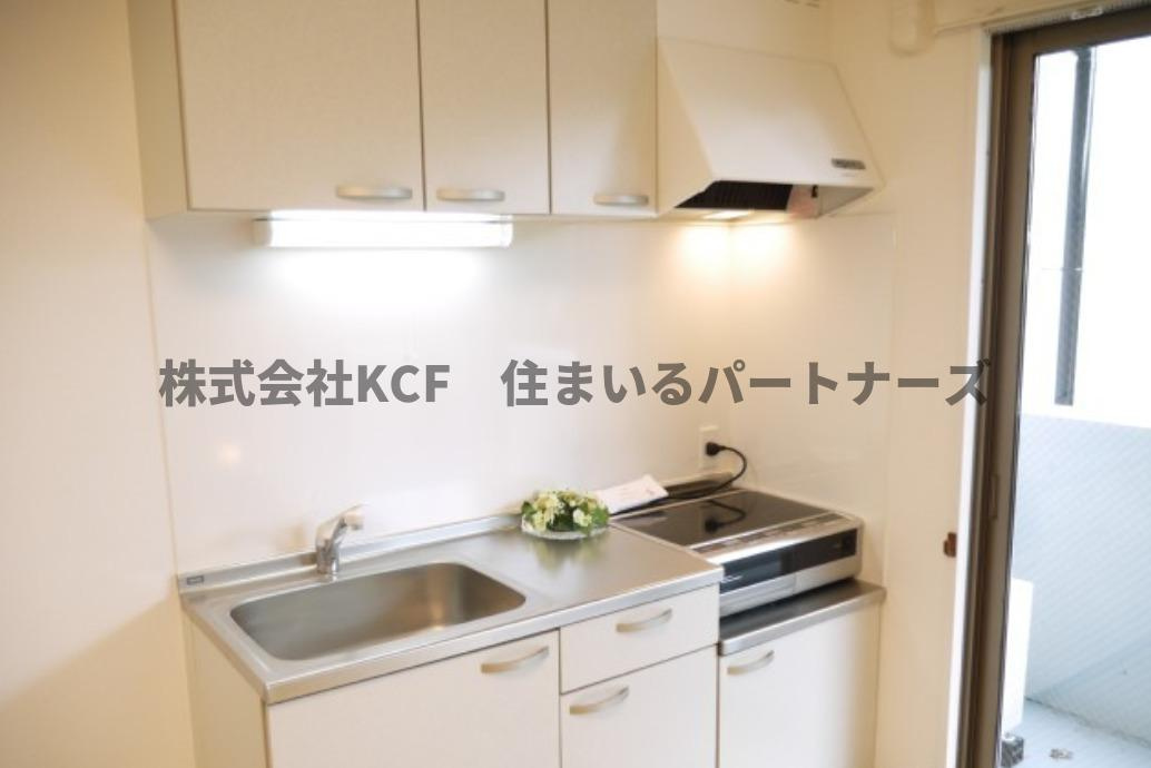 ラビーナ櫛原のキッチン|コンパクトなキッチンで掃除もラクラク