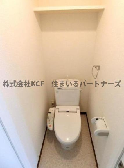 ラビーナ櫛原のトイレ|落ち着いた色調のトイレです