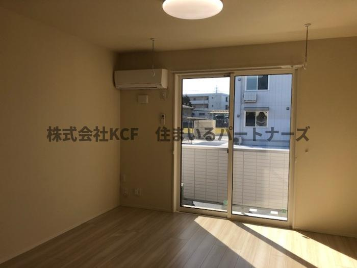 エスポワール合川Aの居間・リビング|おしゃれなリビングです