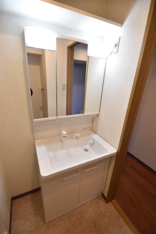 大阪市城東区新喜多東２丁目の賃貸マンションの洗面所