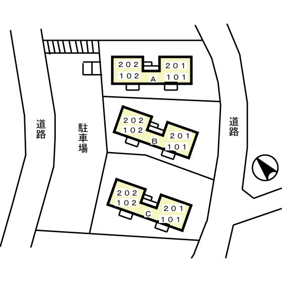 ハイランドCの区画図