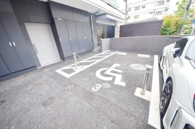 【駐車場】 | ハーモニーレジデンス川崎＃００２ | 賃貸 川崎市川崎区南町