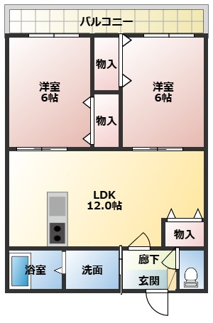 【間取り】 | ルミエール河村