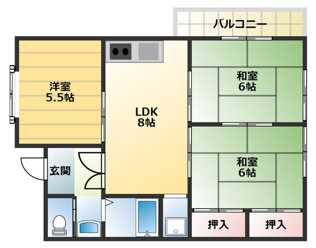【間取り】 | マンショングランディ