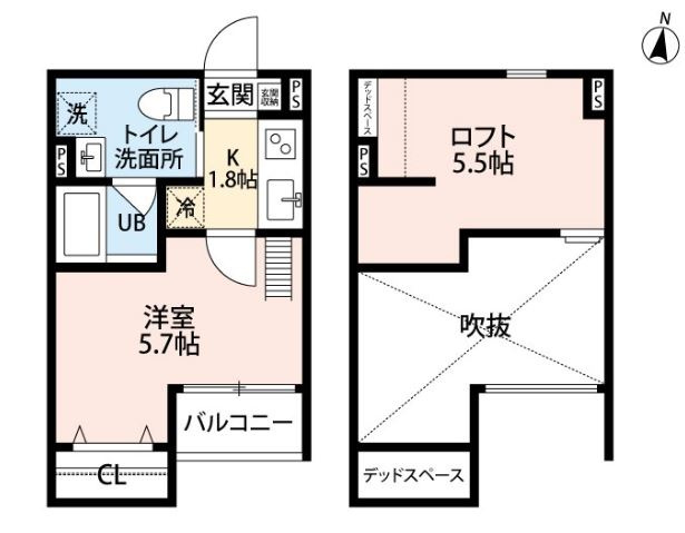 メゾンブラン北野田の間取り