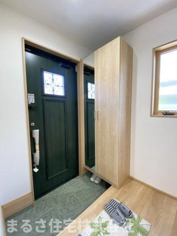 第14中西町モデル　1号棟の玄関