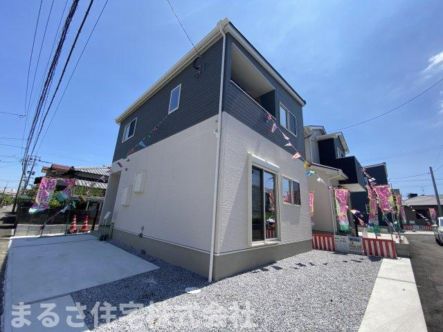 第14中西町モデル　1号棟の前面道路含む現地写真