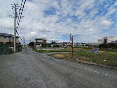 【前面道路含む現地写真】 | 熊谷市下奈良 1215万 土地