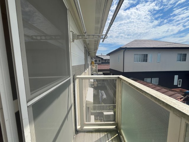 バローレ御立Ａ棟のバルコニー