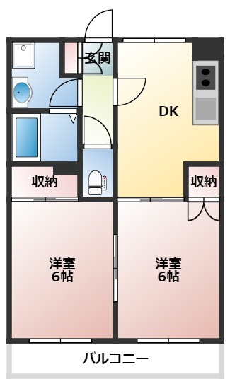 シャンクレールの間取り