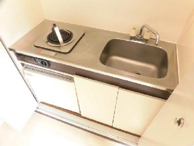 ファーストコート七条烏丸のキッチン|ＩＨ1口キッチン