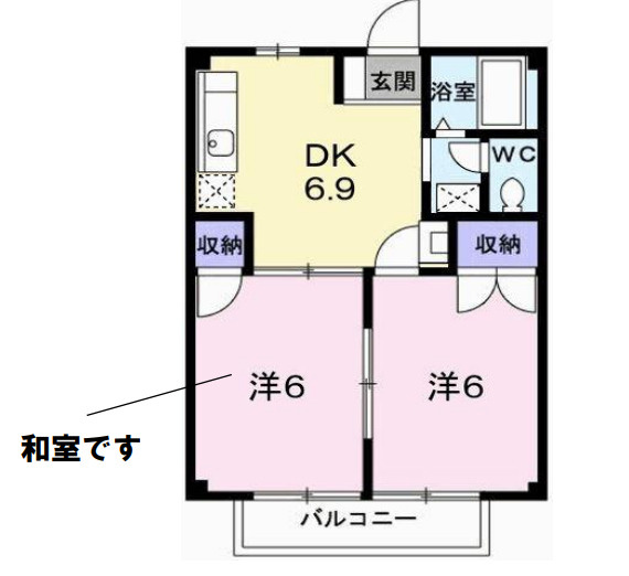 サンコートＡの間取り