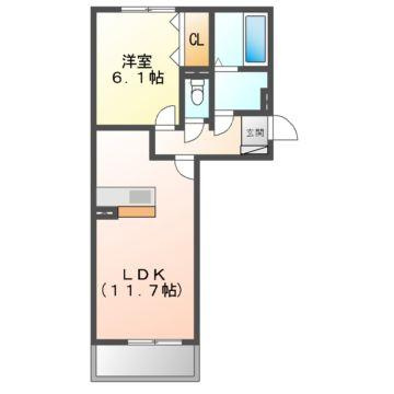メセタ　Ａの間取り