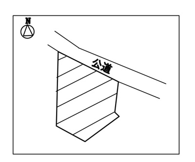 【区画図】 | 茅野市玉川 売地③ | 区画図