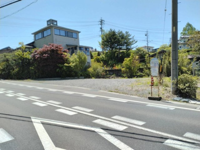 【外観】 | 茅野市玉川 売地③ | 全面道路から見た外観