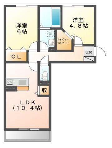 メナージュ今の間取り