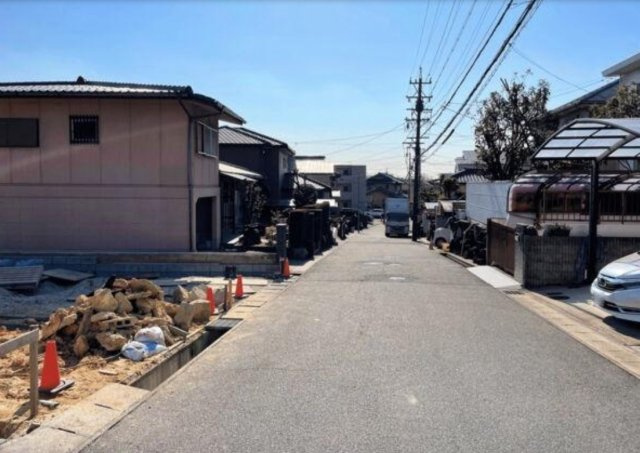 MIRASUMO天白区久方252②全2棟＜新築一戸建て仲介手数料無料＞の前面道路含む現地写真|前面道路含む現地写真です