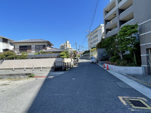 山本モータープールの外観|前面道路幅員約6ｍ
