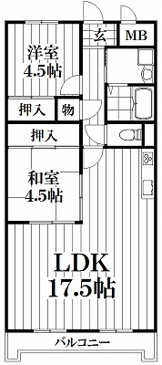 【間取り】 | ロイヤルマツイ