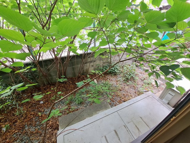 ピュアコート甲子園の庭