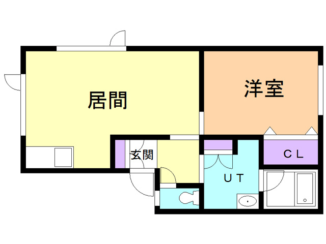 コーポ サザンクロスⅡの間取り