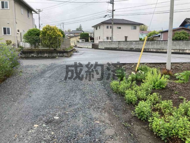 本庄市児玉町一戸建て　＃平屋　＃エステートハウスの前面道路含む現地写真|北東道路（二項道路の為、本庄市無償使用）