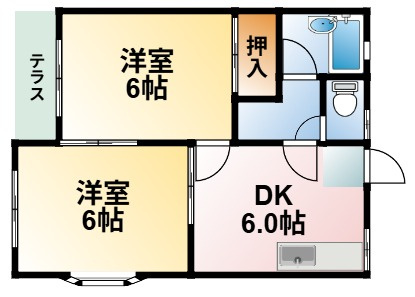 イーストオブヴィラの間取り