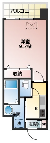 スプランディッド新大阪キDUEの間取り
