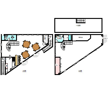 東町荒井　貸店舗の間取り