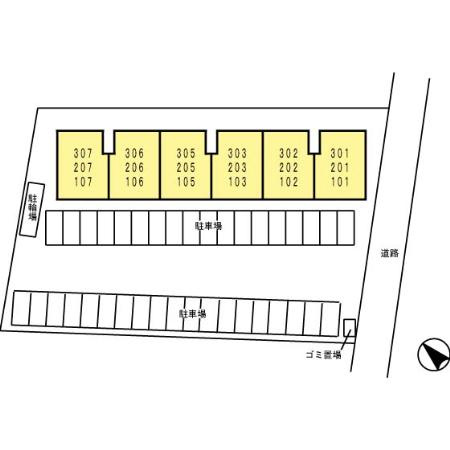 立志舎　　刈谷市近郊の賃貸ならクラスホーム刈谷の区画図