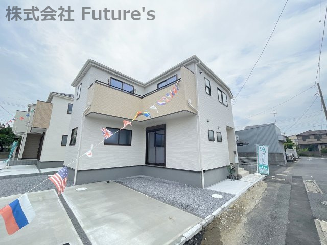 三郷市彦沢1丁目　新築戸建　全3棟　1号棟の外観|「三郷中央」駅バス10分「流通団地中央」停歩8分