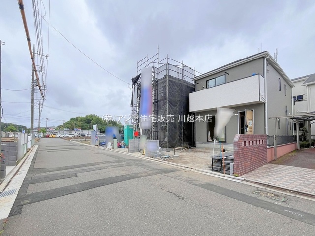 月々１２万円台～　新築戸建　富士見市鶴馬第6の前面道路含む現地写真|北東側 約6.0ｍ公道
